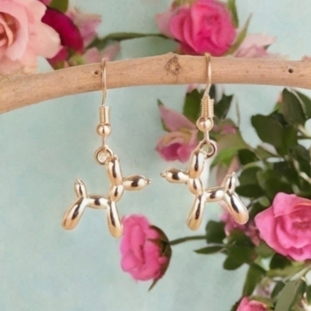ANTHROPOLOGIE BALLOON ANIMAL EARRINGS